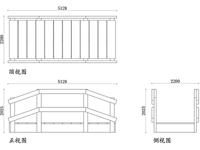 现代公园景观 木质园桥设计 木质园桥结构 木质园桥材质 木质园桥安装 木质园桥装饰 施工图