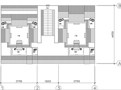 中式民宿建筑 民宿建 施工图