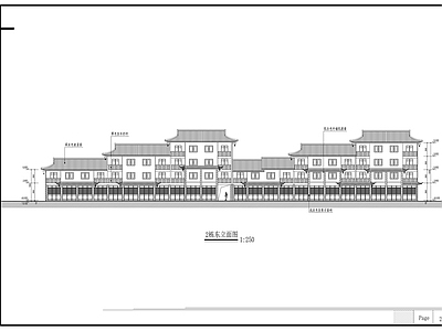 现代商业街 商业仿古街建筑 方案 施工图