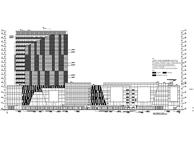 现代商业综合体 十七层商业广场 施工图
