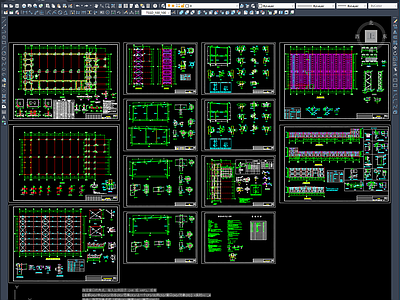 钢结构 某结构 全套图纸 施工图