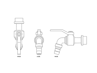 现代五金管件 水龙头设计 水龙头结构 水龙头材质 水龙头操作 水龙头节水功能 施工图