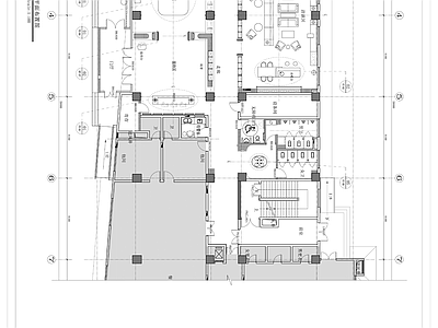 现代轻奢酒店 大堂 公区 极简 施工图