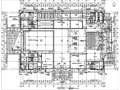 现代图书馆建筑 高校图书馆建施图 高层方正图书馆建 现代简约图书馆 施工图