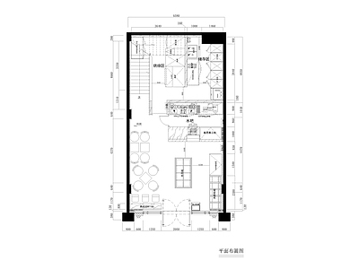 现代蛋糕店 烘培店面包店 施工图