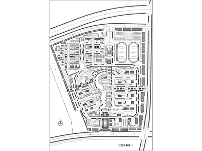 现代校园景观 校园规划设计 施工图