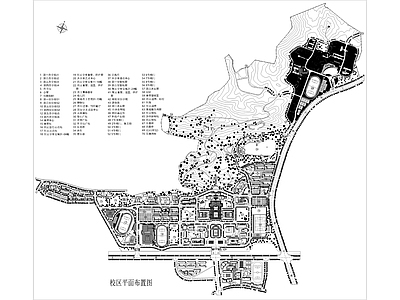 现代校园景观 校园规划设计 施工图