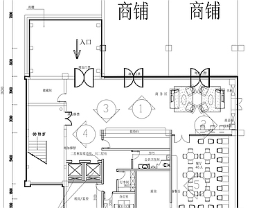 现代民宿 民宿大厅设计 民宿大厅休闲区 民宿餐厅 施工图