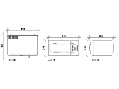 现代电器 微波炉设计 微波炉结构 微波炉材质 微波炉功能 微波炉使用 施工图