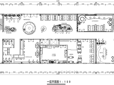 现代民宿 青年公寓设计平面 青年休闲活动中心 青年休闲中心平面 民宿餐厅 民宿 施工图