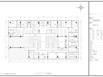 现代新中式办公室 办公室全 施工图