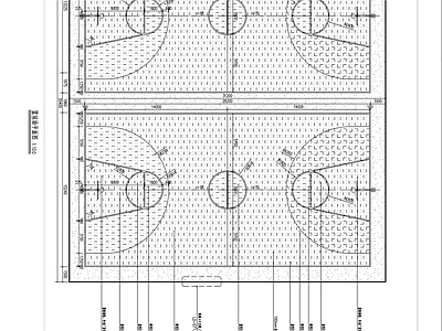 现代其他节点详图 篮球 施工图