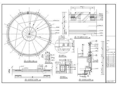 现代其他节点详图 大堂环形详图 施工图