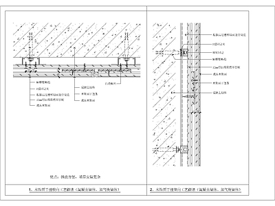 现代其他节点详图 木饰面干挂工艺 施工图