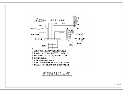 现代其他节点详图 客房等电位 施工图