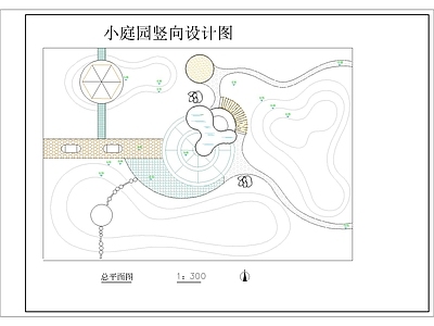 景观平面图 小庭园规划设计图 施工图