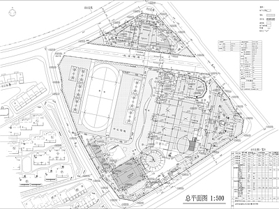 现代校园景观 校园整体规划 施工图