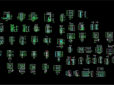 现代柜子 家具图库 图库 施工图