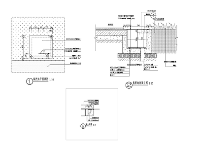 给排水节点详图 拖把池大样图 施工图