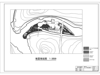 景观平面图 公园设计方案 施工图