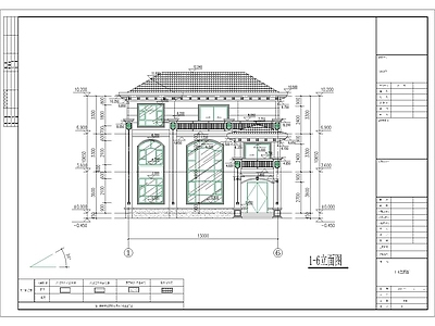 欧式别墅建筑 简欧自建房建筑 施工图