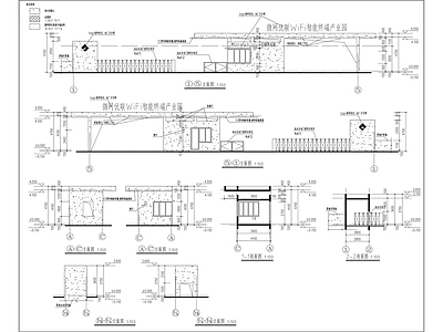 现代产业园建筑 工业园区大 施工图