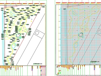 新中式道路绿化 街道 口袋公园 施工图