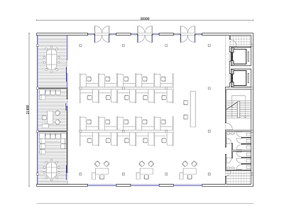 现代整体办公空间 办公空间平面图 办公空间立面图 办公空间剖面图 办公空间色彩方案 办公空间照明设计 施工图