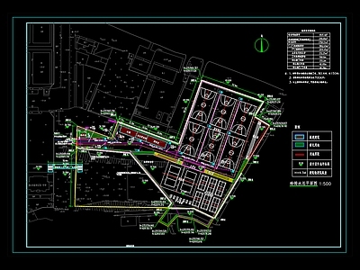 现代规划设计 校园球场完整图纸 施工图