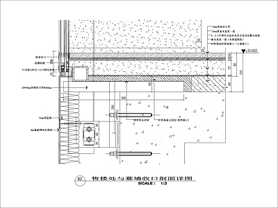 现代墙面节点 壁纸与幕墙收口详 电视 节点图 家装节点 施工图