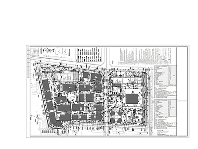 现代商业街 动漫城商业建筑群 施工图