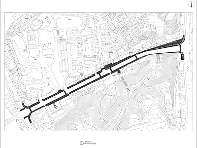 现代道路绿化 道路景观改造提升 施工图