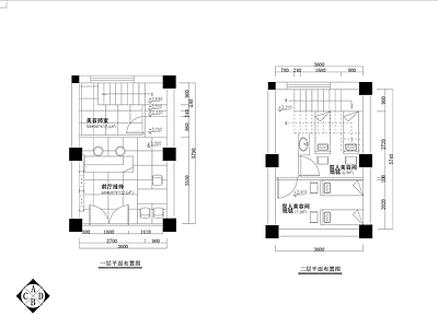 现代美容院 美容养生spa 施工图