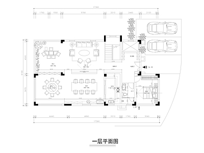 别墅 别墅 平面方案 施工图