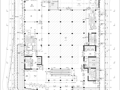 现代商业街 小型商业建筑 施工图