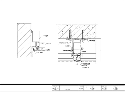 现代其他节点详图 外墙玻璃装饰 施工图