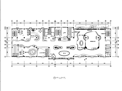 现代其他文化空间 企业文化展厅设计 文化展厅平面图 公司文化展厅平面 施工图