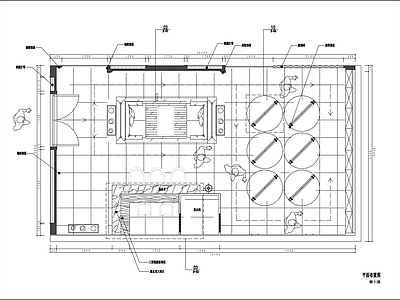 现代其他商业空间 材料展 施工图