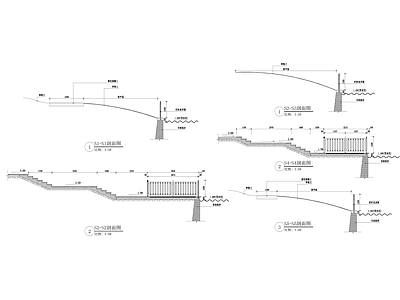 景观节点 驳岸 施工图