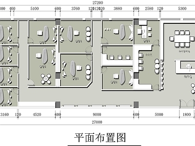 现代直播间 办公室直播间平面 直播间设计平面图 直播办公室平面图 施工图