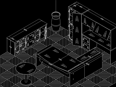 综合家具图库 办公家具 办公桌 班台 三维图 施工图