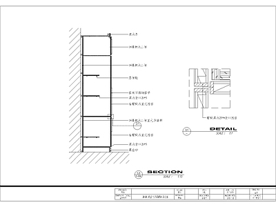 现代其他节点详图 施工图