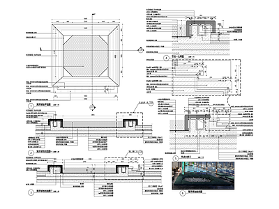 景观节点 海洋球池 施工图