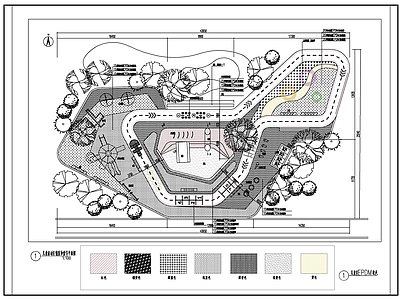 现代公园景观 现代儿童活动区 施工图
