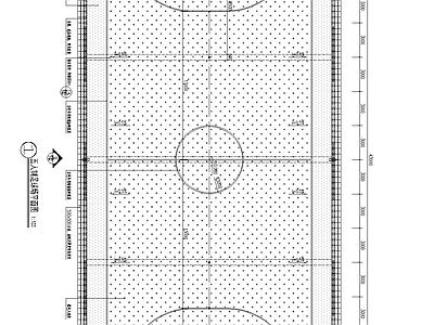 景观节点 五人制足球场 施工图
