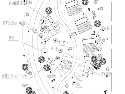 现代其他景观 山河森林露营营地 施工图