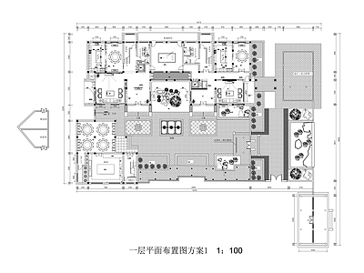 中式四合院 中式四合院 典型五层 平面图 施工图