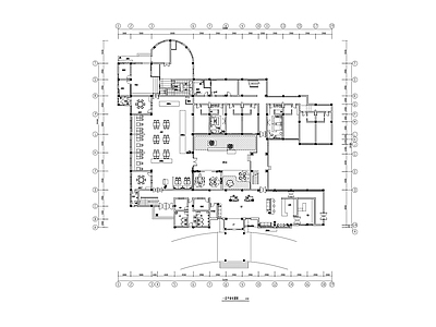 现代新中式酒店 概念设计 概念平面图 地面图 天图 施工图