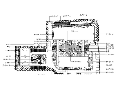 现代校园景观 施工图