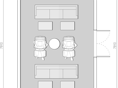 现代影音室 地下室别墅影音室 施工图